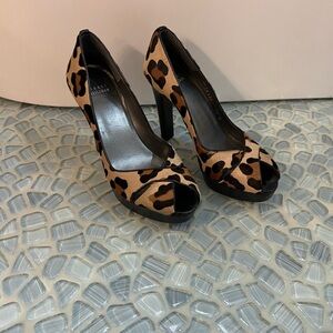 Stuart Weitzman Leopard Print Heels